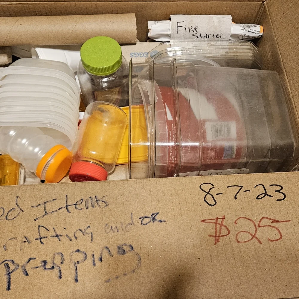 This listing is for crafting and or Prepping. This box is dated 8/7/23Please